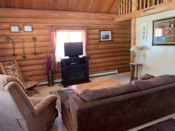 A cottage living room